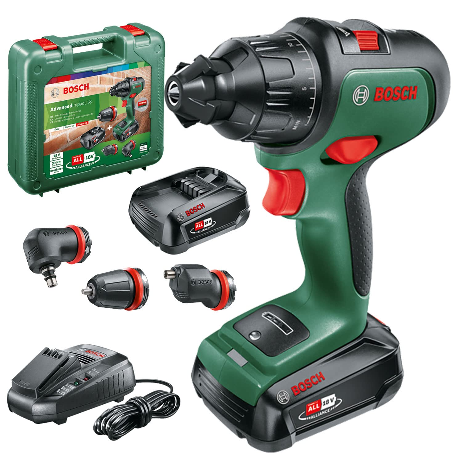 Bosch AdvancedImpact 18 (2 Batteries, with attachments)