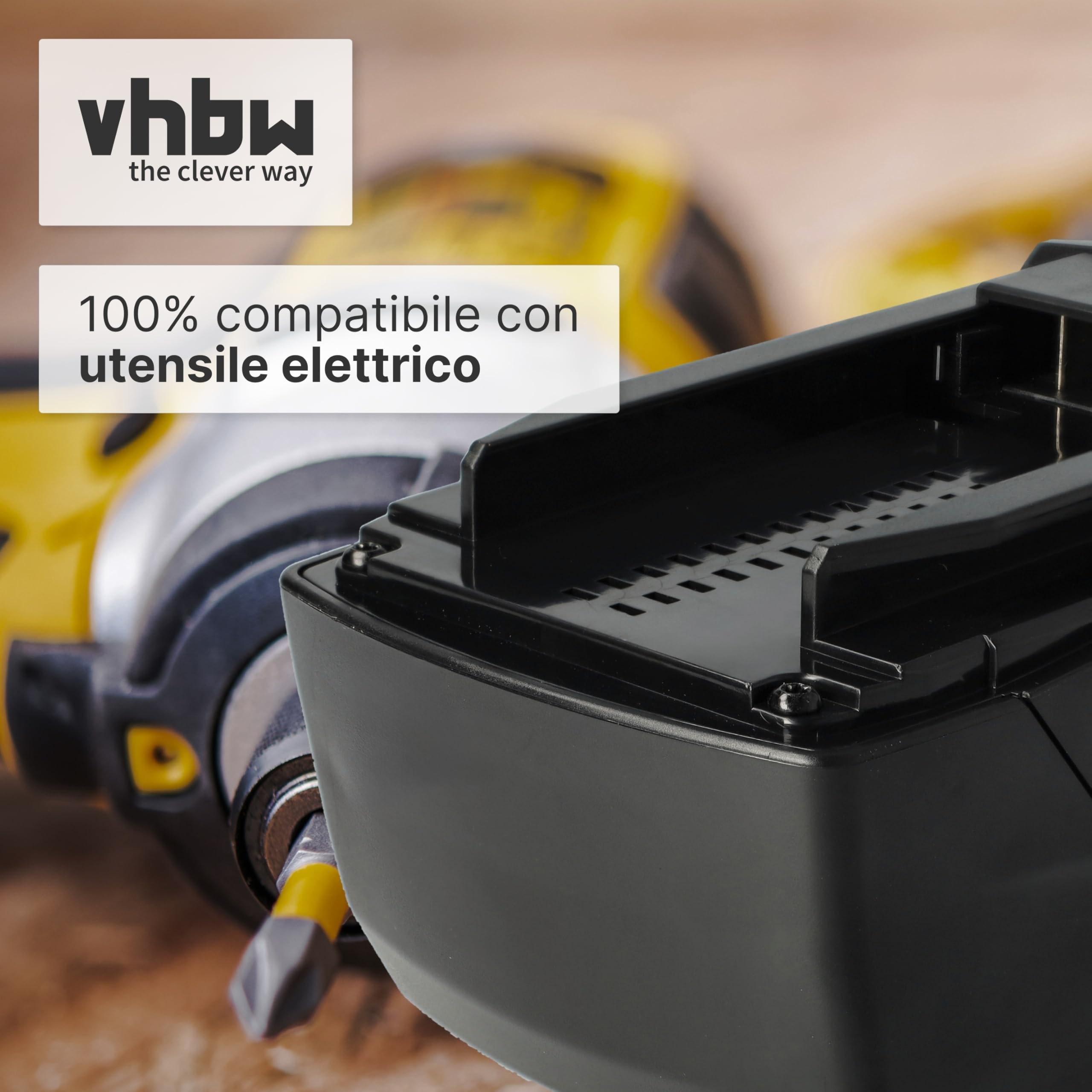 vhbw batteria sostituisce Hilti 426176, 2018498, 2136393, 2136395, 2183185, B22/5.2, B22/8.0 per attrezzo da lavoro (4000 mAh, Li-Ion, 21,6 V)