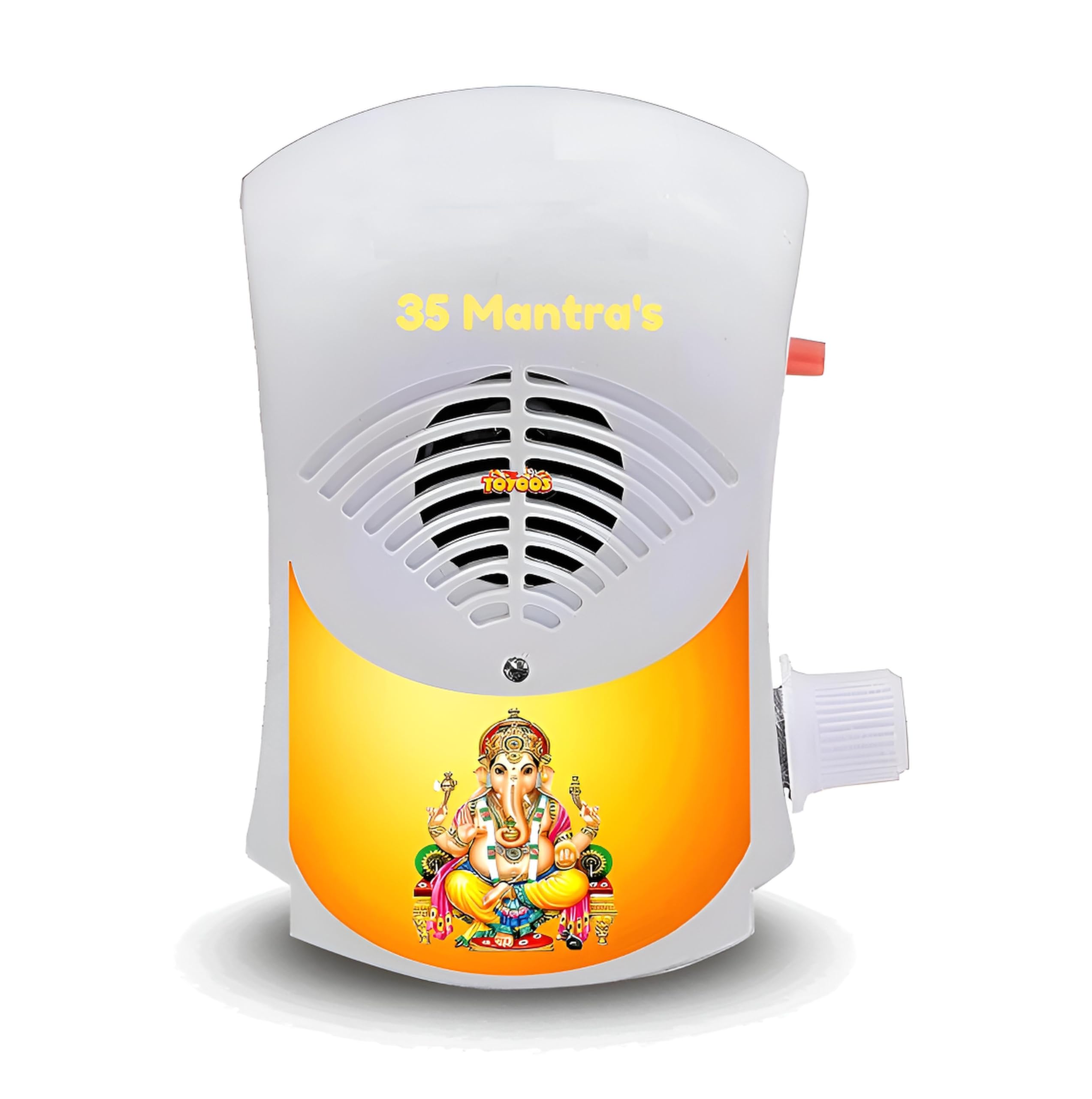 Toyoos Mini Gayatri Mantra Chanting Box | 13 IN 1 Mantra Chanting Device of Hindu God | Om Mantra Chant for Peace Prosperity | Meditation | Spiritual Mantra Chanting Machine