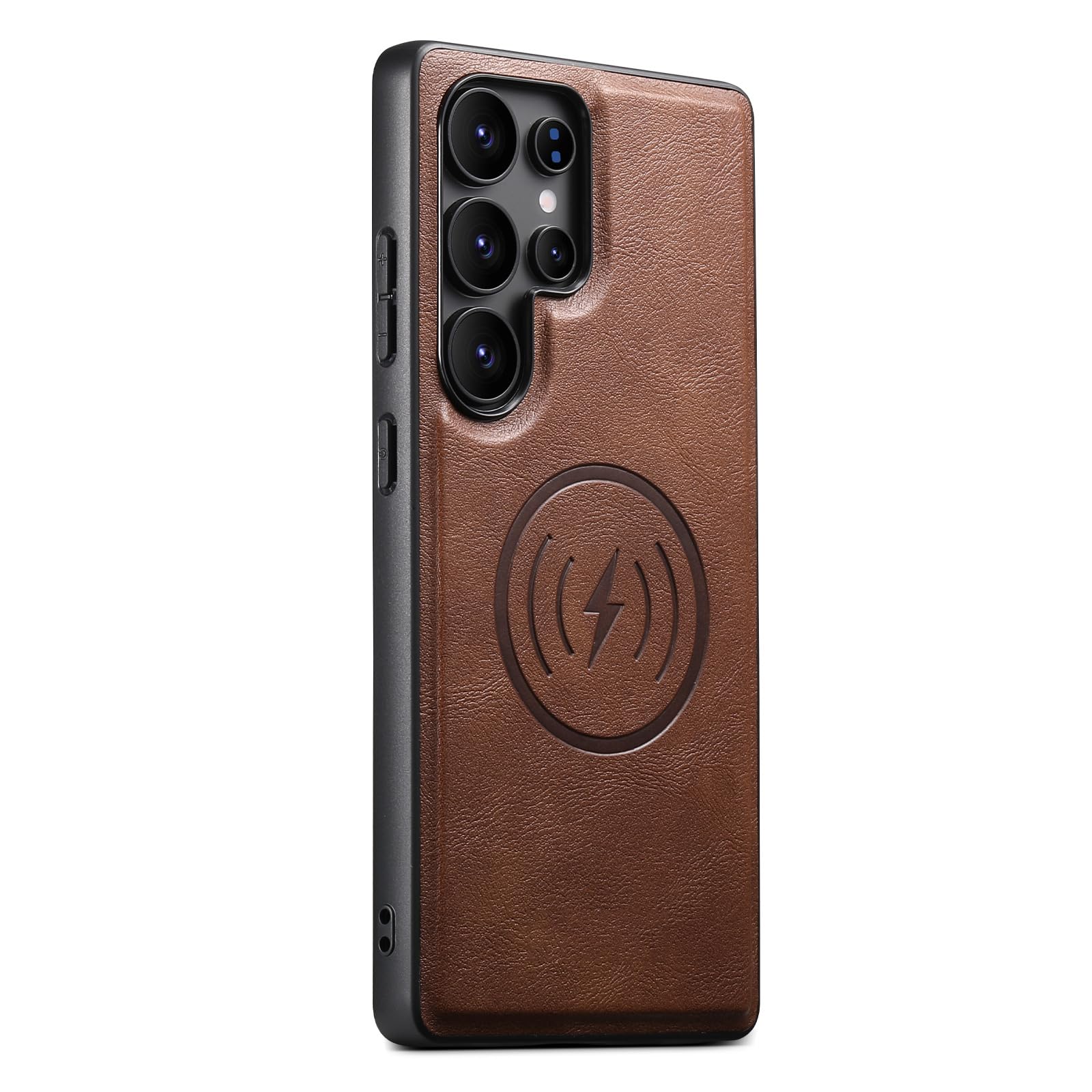 Étui magnétique Samsung S26+ marron pour déplacements quotidiens