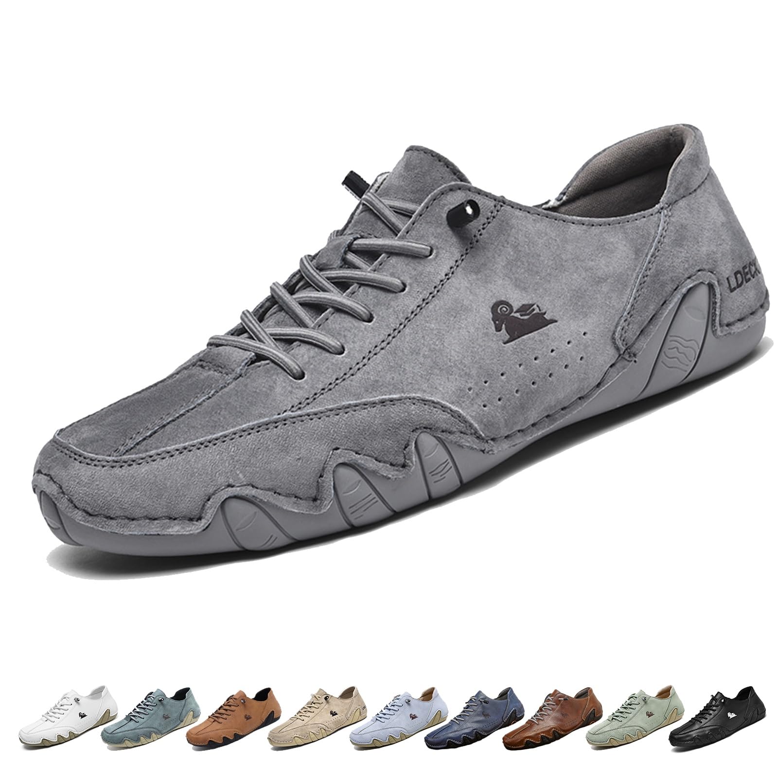 Handgemaakte suède hoge laarzen - Beck Shoes Explorer Unisex waterdicht lichtgewicht Chukka laarzen antislip ademend casual sneakers voor wandelen, kamperen