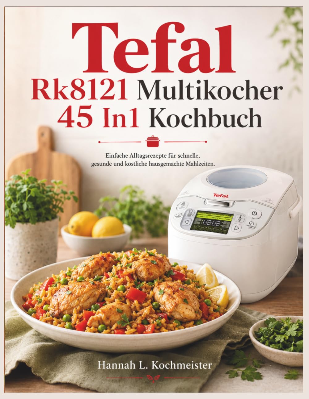 Tefal Rk8121 Multikocher 45 In1 Kochbuch: Einfache Alltagsrezepte für schnelle, gesunde und köstliche hausgemachte Mahlzeiten.