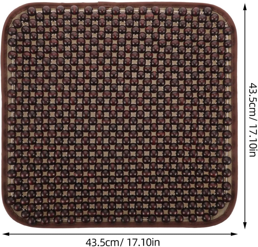 iplusmile Nonslip Seat Mat Beaded Design Ventilated Seat Pad - and Breathable Fit for Vehicles