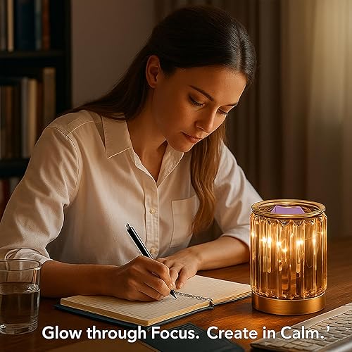 Miniatura 7 de Calentador de fusión, quemador eléctrico de cera de combustión, calentador eléctrico de aceite esencial, cera de incienso, calentador de cera para