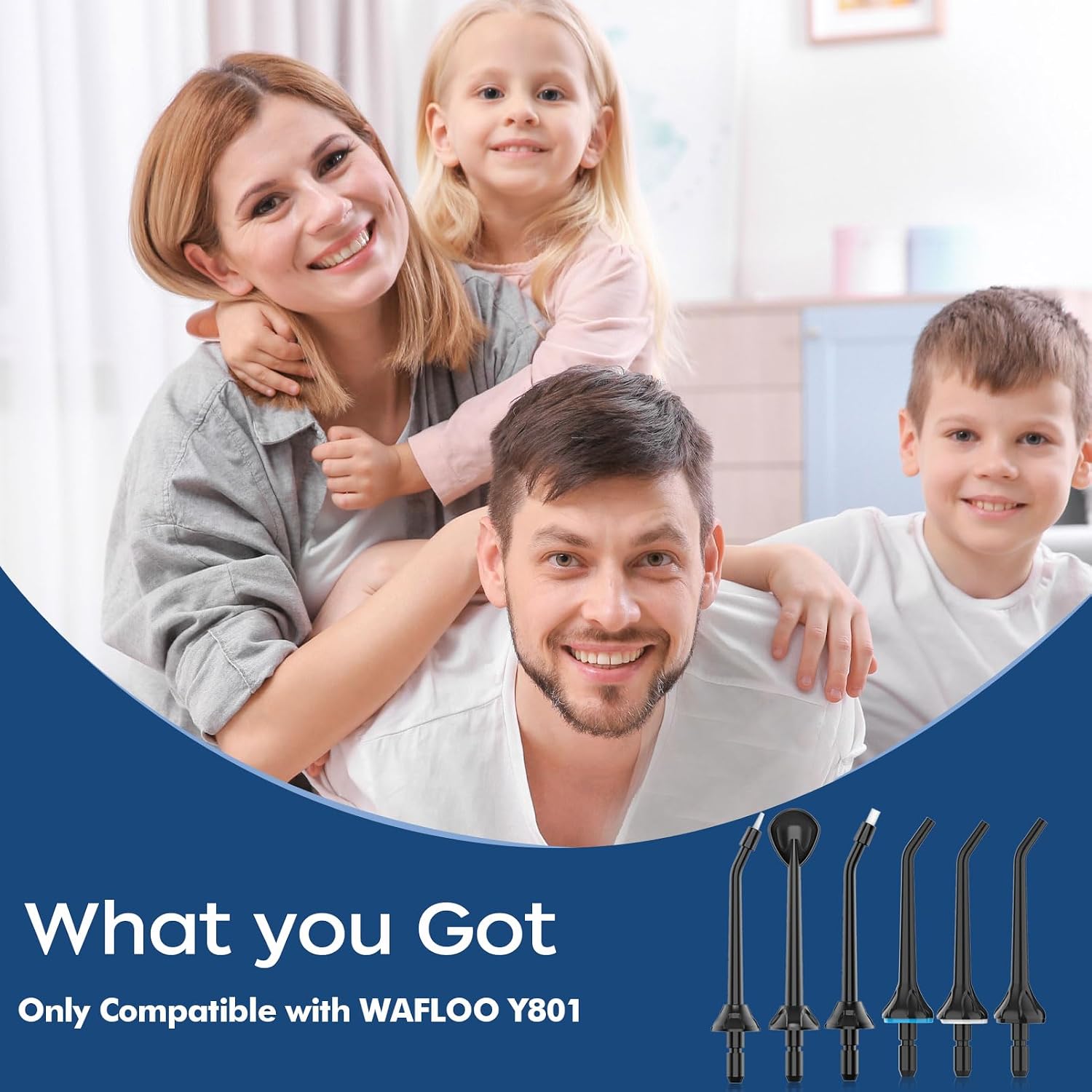 Replacement Jet Tips (6 Pieces) for Water Flosser Y801