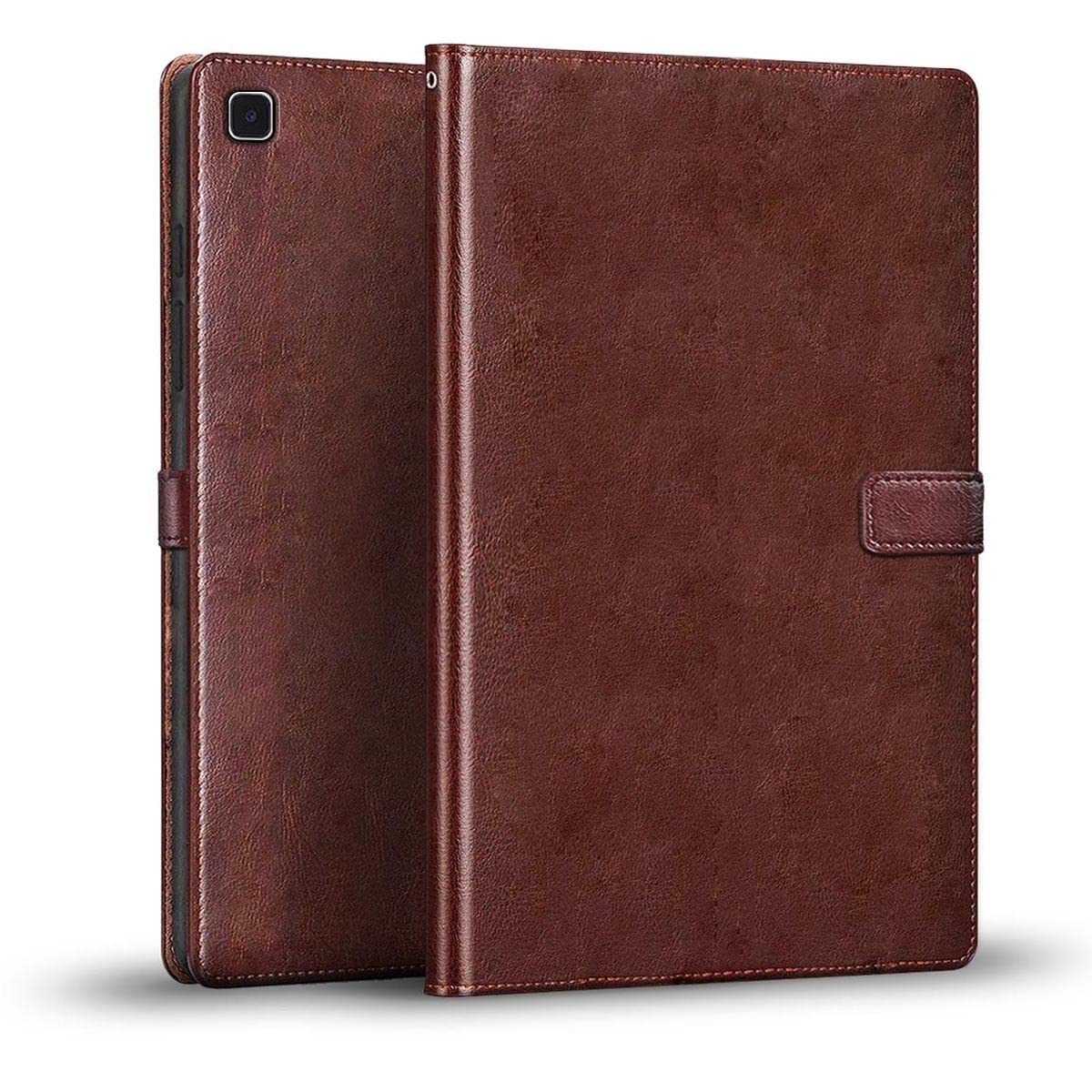 WOW Imagine Samsung Galaxy Tab S6 Lite Flip Cover Tablet Back Case | Shock Proof Folio | Magnet Closure with Viewing Stand (Flexible | Leather Finish | Card Pockets Wallet | Brown) (B09W5YLJ1T) Amazon Price History, Amazon Price Tracker