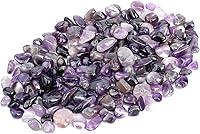 Vista 6 de ZenQ 1 libra de ágata (teñida) trozos de cuarzo de cristal natural triturados