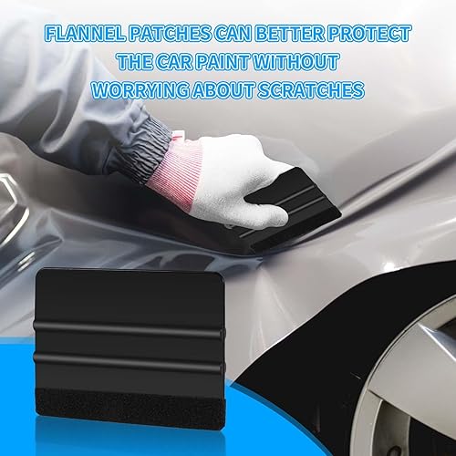 Miniatura 6 de Mcykcga Kit de herramientas de envoltura de vinilo, 10 piezas de herramientas profesionales para envoltura de automóvil, kit de herramientas de