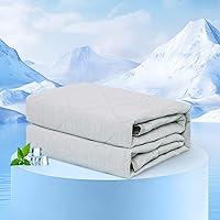 Rywell Large Cooling Blanket for Dogs 40x60in - Q-Max>0.5 Cooling Mat, Durable Scratch-Resistant, All-Season Double-Sided Washable Pet Blanket