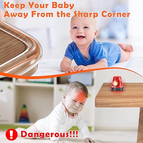 Miniatura 3 de Protector de bordes a prueba de bebés de 10 pies, esquinas y bordes a prueba de bebés, protectores de esquinas para muebles, protectores de esquinas