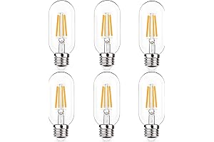 E26 Tubular LED Light Bulb 4W(40W Equivalent) Warm White 2700K