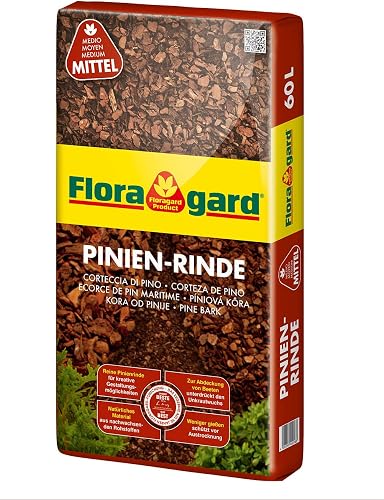 Écorce de pin broyée 15-25 mm, sac de 60 L Floragard