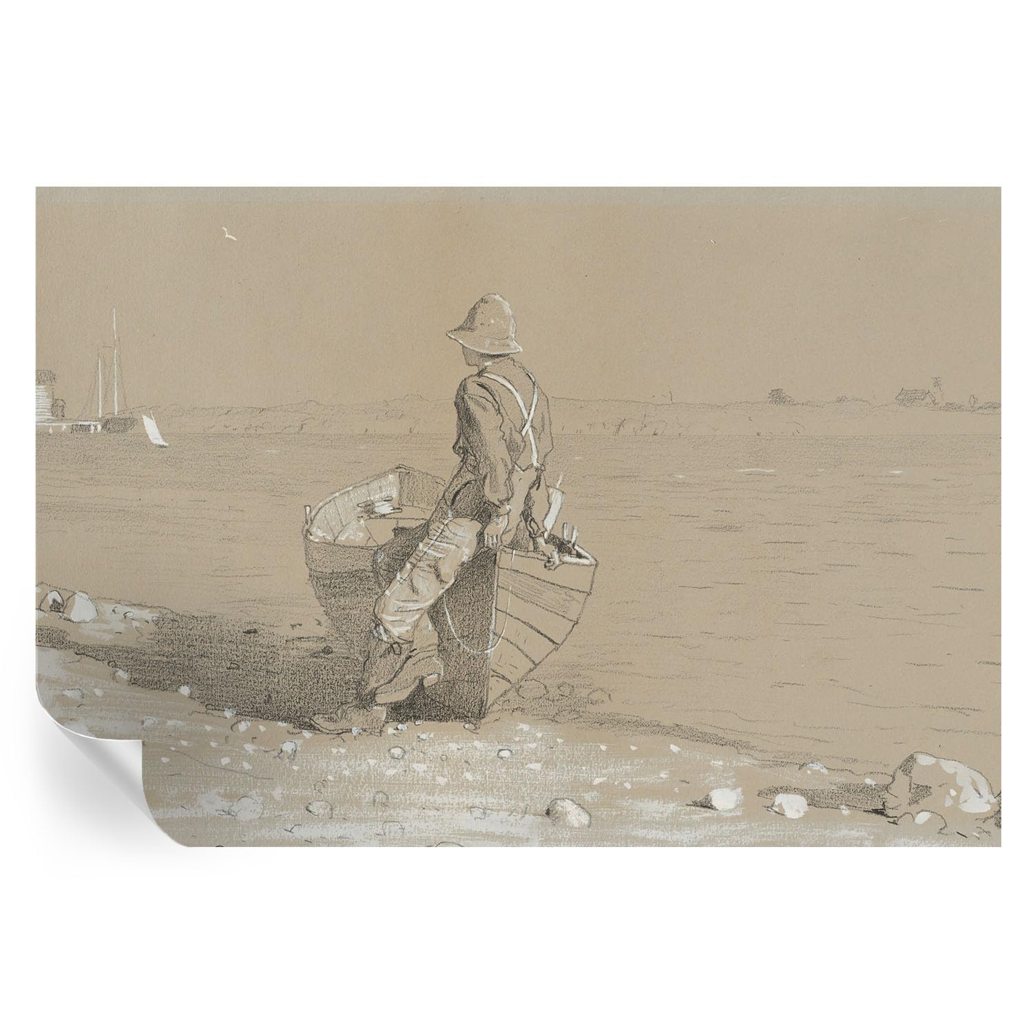 Vinilos para pared autoadhesivos y murales decorativos de 152x104 cm con estampados nostalgicos