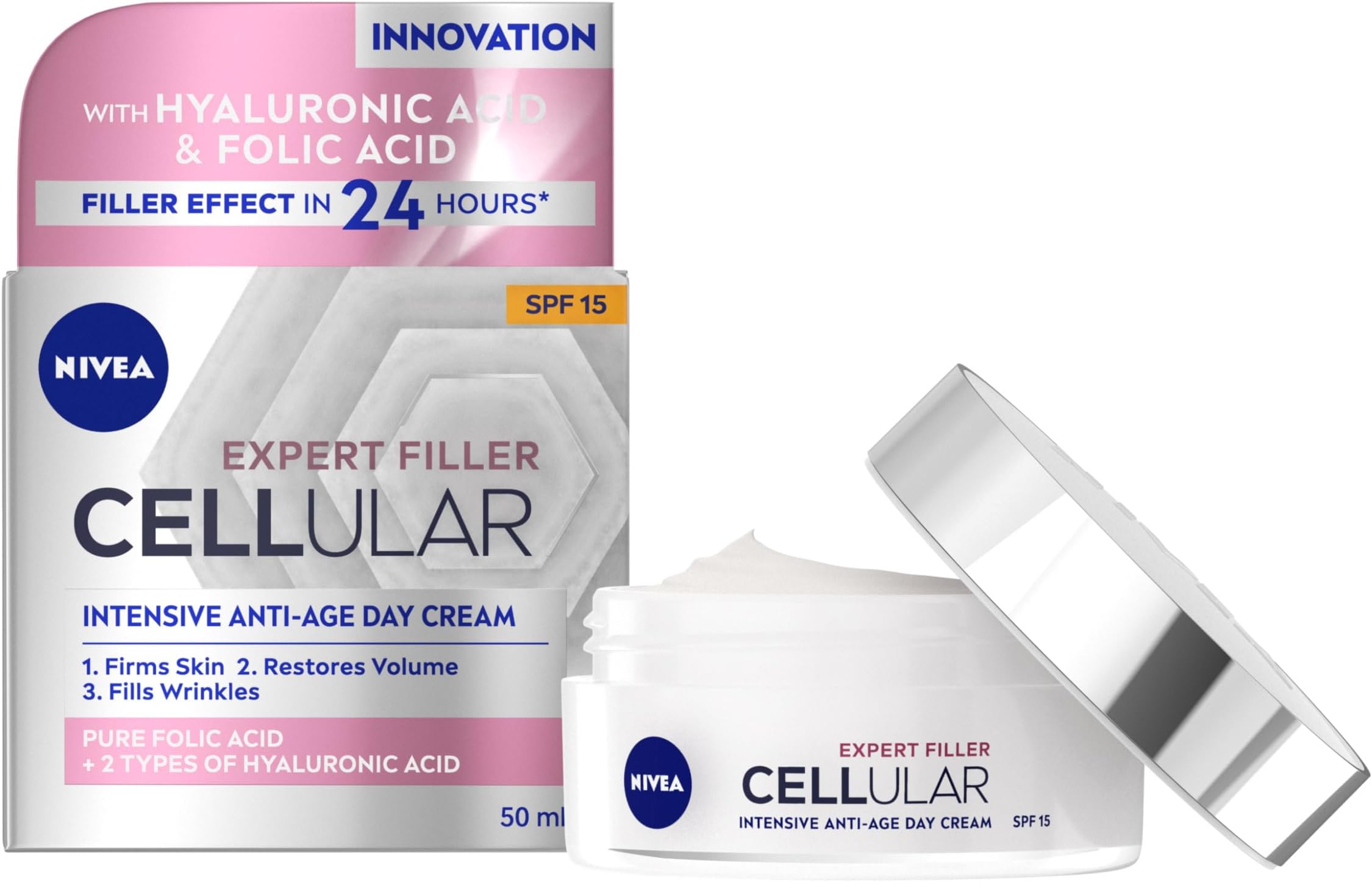 NIVEA Hyaluron Cellular Filler Anti-Age Day Cream SPF 15