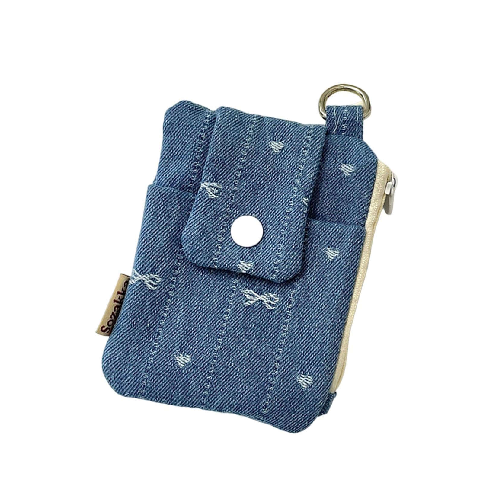 MIDOKSTUA Lovely Wallet Star Coin Purse Bows Change Bag Card Bag Card Storage Case Change Purse Change Pocket Coin Pouches