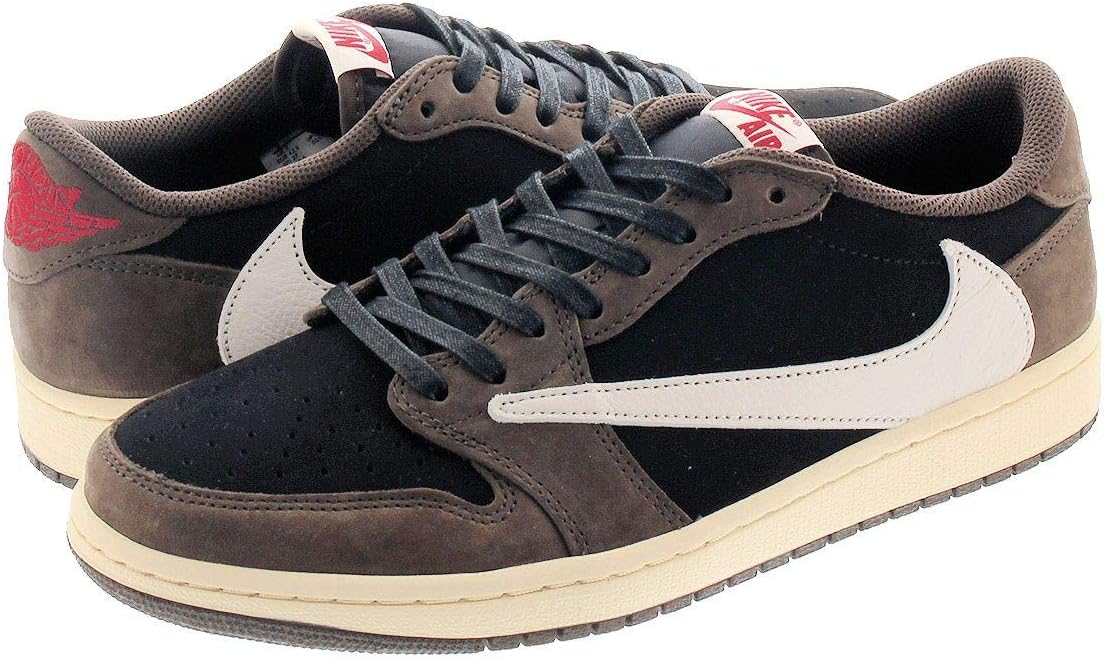 Amazon | [ナイキ] AIR JORDAN 1 LOW OG SP-T BLACK/SAIL/DARK/MOCHA