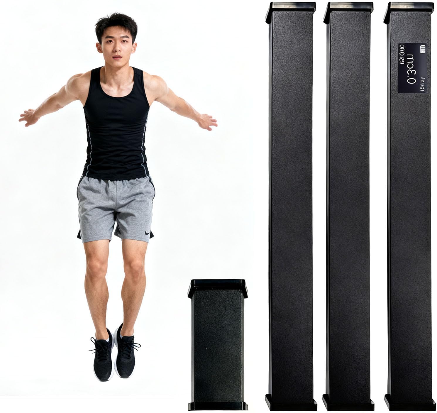 Testeur de détente verticale connecté pour entraînement de saut vertical et pliométrie
