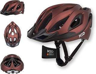 KED Spiri II Trend Allround Fahrradhelm Mit LED Licht Und Reflektor, Optimierter Belüftung, Insektenschutznetz Und K-FIT System