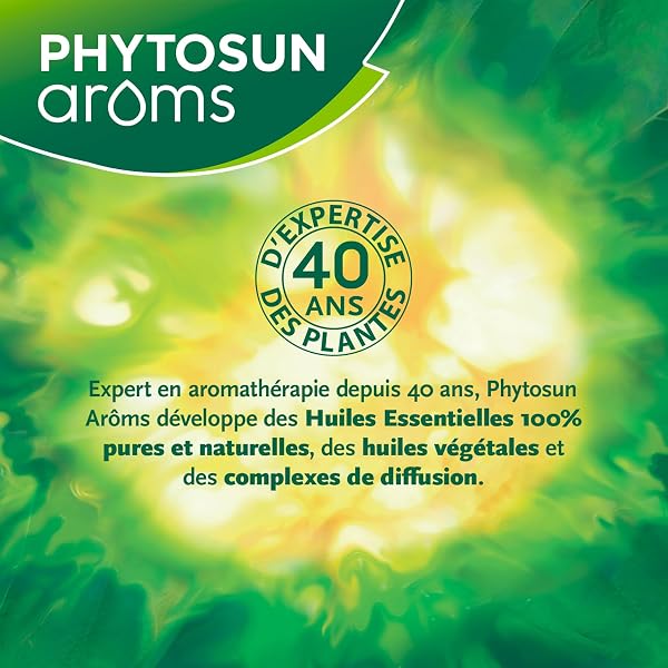 PHYTOSUN AROMS - Huile Essentielle Eucalyptus Radié Bio - HEBBD - 100% Pure & Naturelle - 100% Bio - Contribue au Confort Respiratoire - Analysée & Conditionnée en France - 10 ml - 5