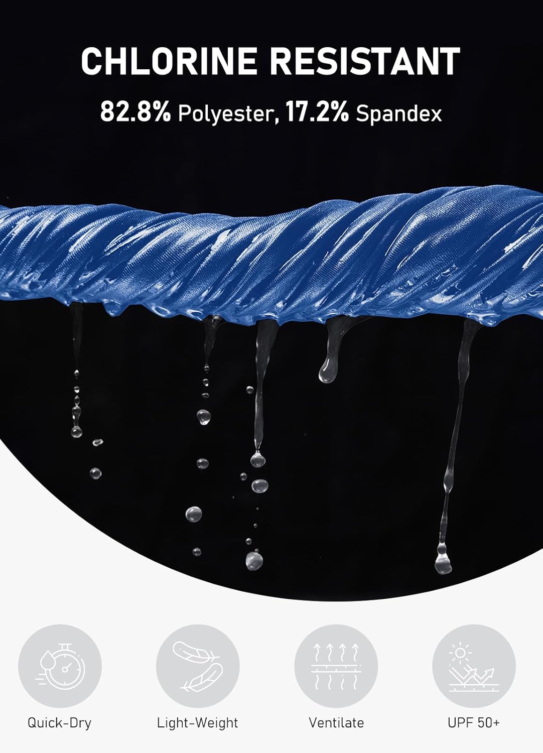 Women's 14" Modest Swimsuits Plus Size Swim Pants Tankini Long Swim Shorts High Waisted Capri Leggings UPF50+ - Image 5