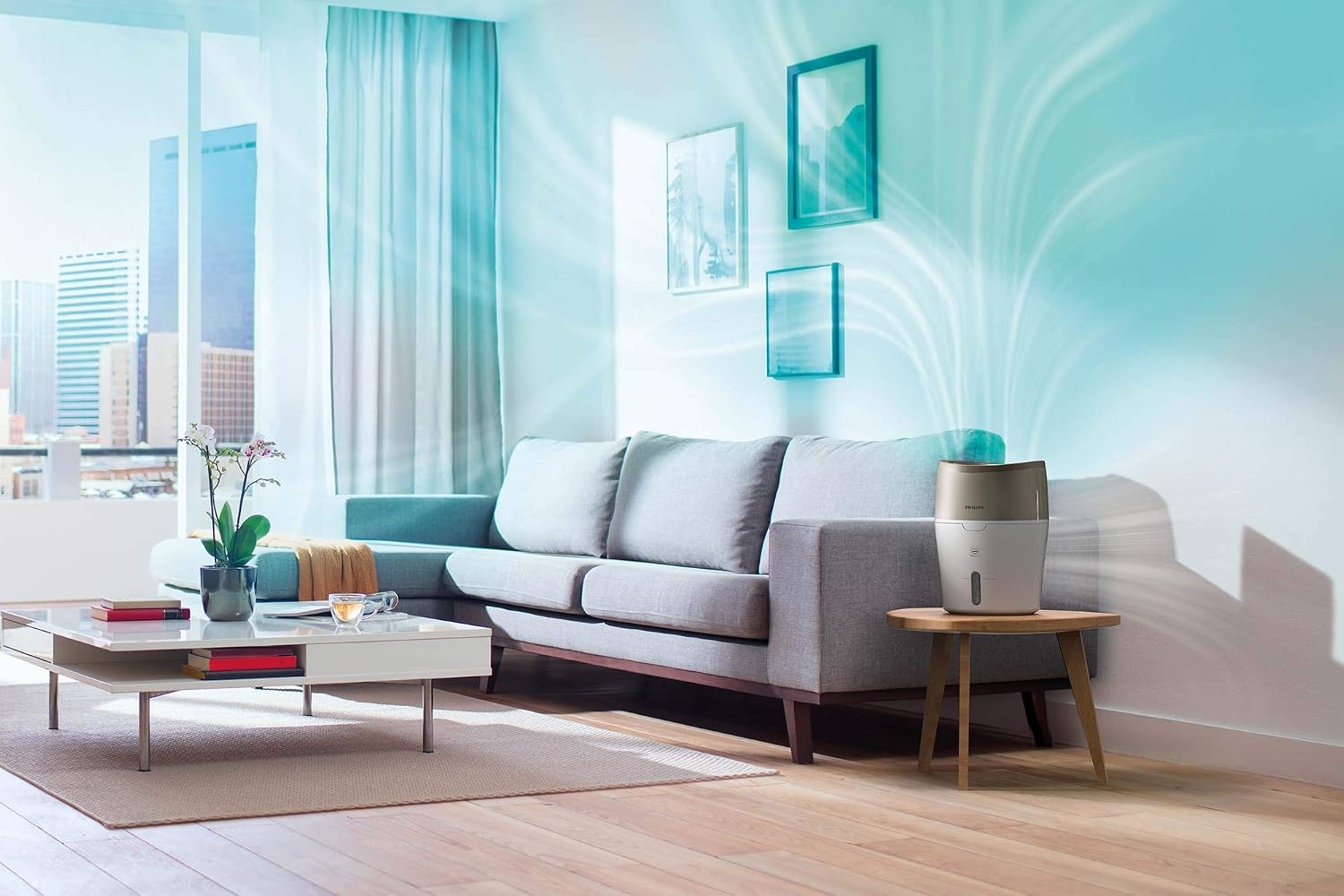 Philips HU4803/01 Humidificateur d'air avec technologie naturelle NanoCloud          [Classe énergétique A+] — vue 5