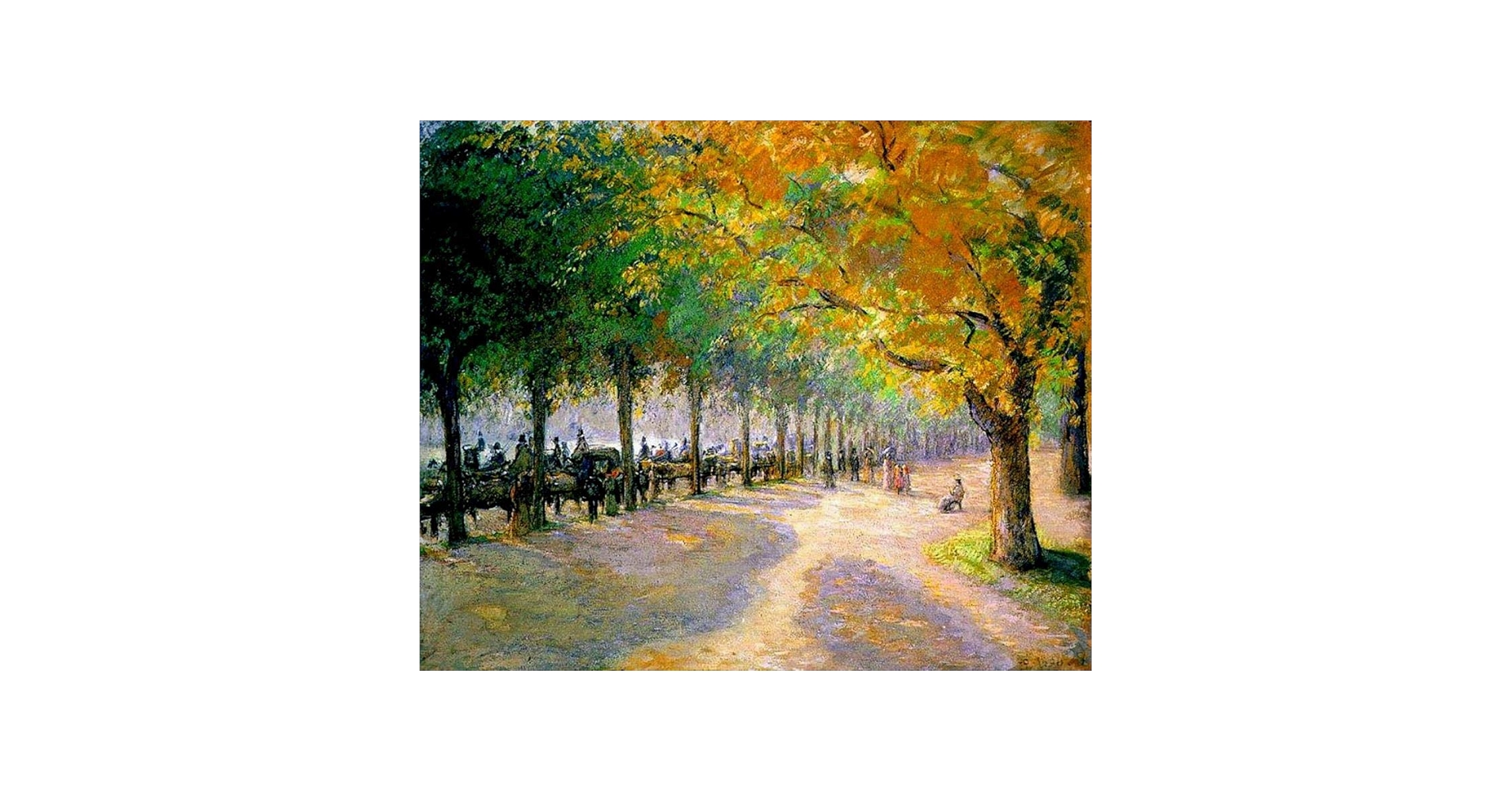 絵画 CamillePissarro,VuedeStamfordBrookCommon CAMILLE PISSARRO — Gill & Lagodich Gallery