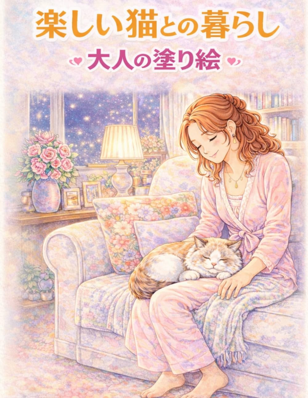 楽しい猫との暮らし　大人の塗り絵