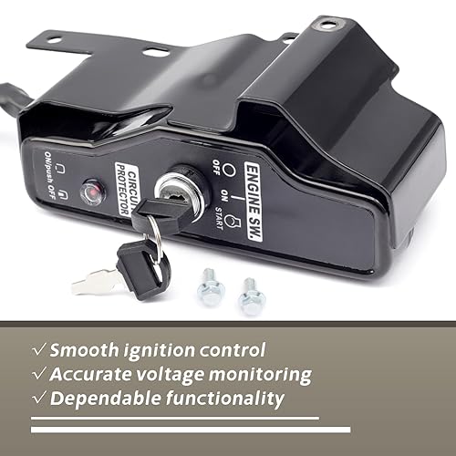 Miniatura 5 de Caja de interruptor de encendido compatible con Harbor Predator 13HP 420cc Engine 60340 60349 69736, caja de control de interruptor de encendido de