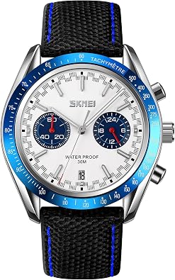 Watch for Men- Classic Stylish Sports Fashion Casual Wrist Watch, Men Dress Watch Elegant Gift, 30M Waterproof, Auto Date Luminous Watch