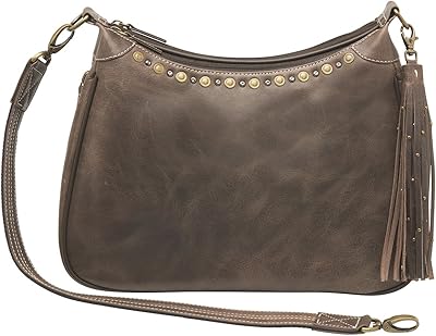 GTM Buffalo Leather Small Hobo