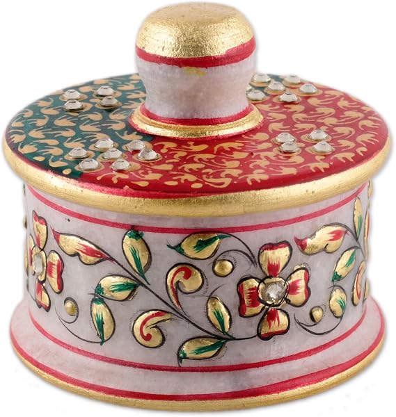 NOVICA Trays Serveware From India 'Jaipur Arcadia'