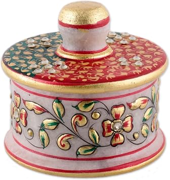 NOVICA Trays Serveware From India 'Jaipur Arcadia'