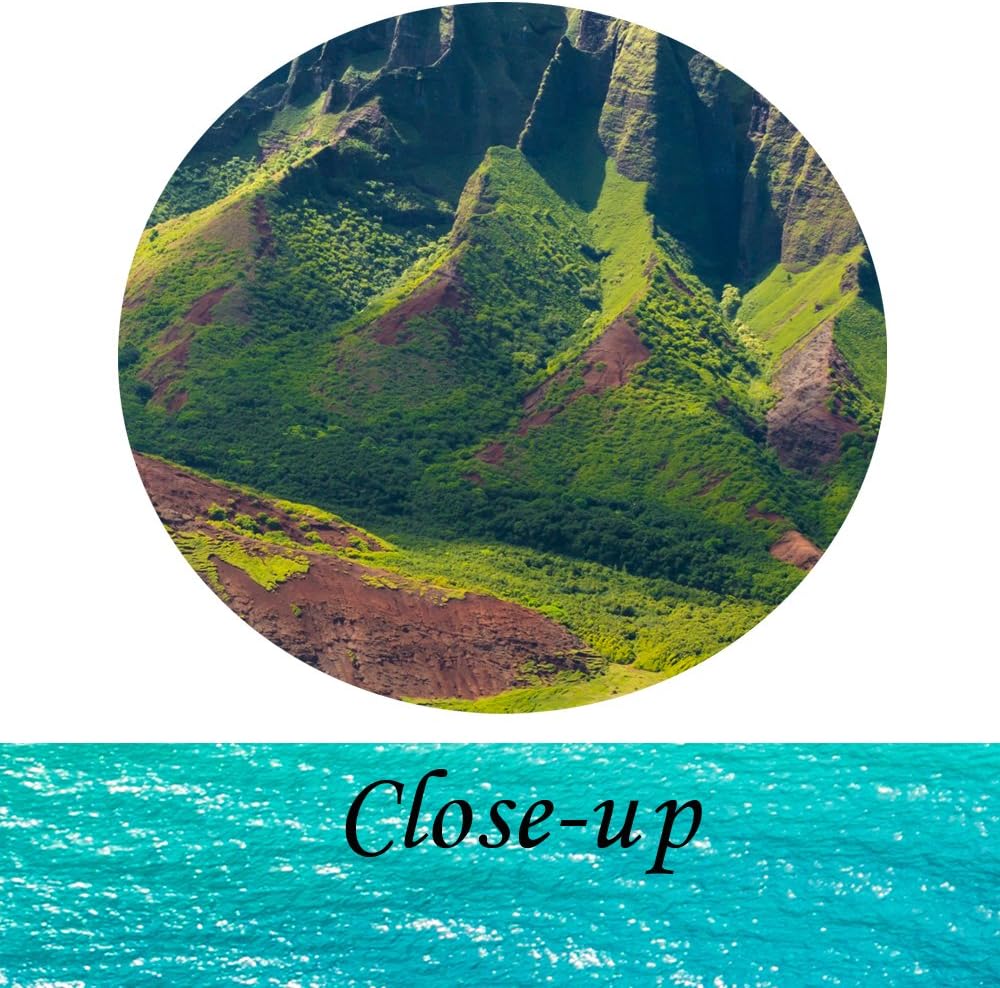 KREATIVE ARTS - Large Nature Art Poster Print on Canvas View on Napali Coast on Kauai island on Hawaii Landscape Pictures for Office Walls 16x32inchx3pcs