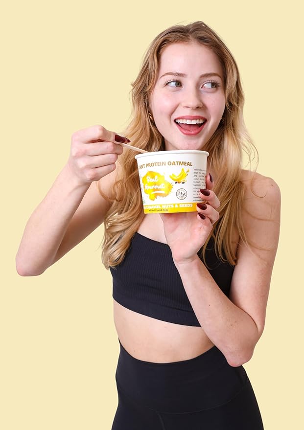 Avena Instantánea con Proteína Real Milk & Cream Banana Caramel - 18 unidades miniatura 6