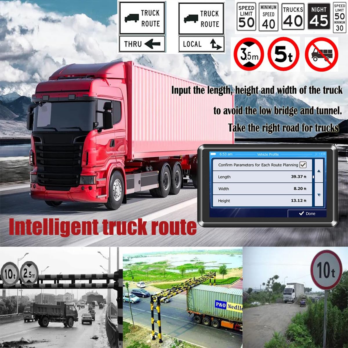Navigatore GPS da 5 pollici per auto e camion 2026 - Navigatore touchscreen con mappe del Regno Unito e Europa, aggiornamenti mappe gratuiti a vita, trasmissione vocale, avviso autovelox, unità GPS