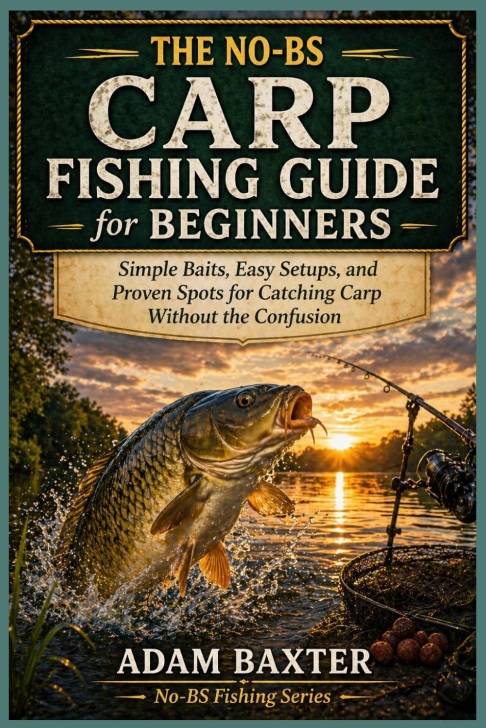 The No-BS Carp Fishing Guide for Beginners: Simple Baits, Easy Setups, and Proven Spots for Catching Carp Without the Confusion (No-BS Fishing Series)