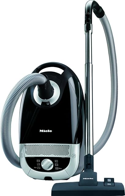 Miele 10660740 Complete C2 PowerLine Bagged Vacuum Cleaner, 900 W, Obsidian Black
