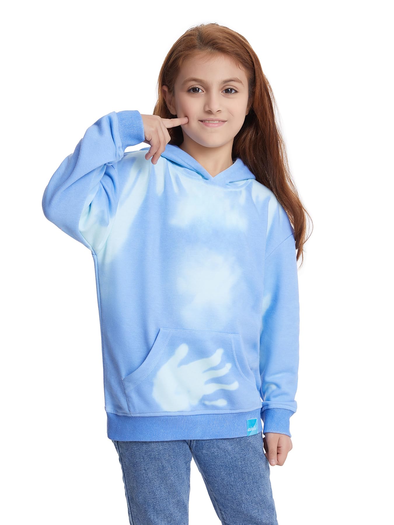 Unisex Children Color Changing Casual Hoodie Heat Reactive Boys and Girls Fashion Sweatshirt