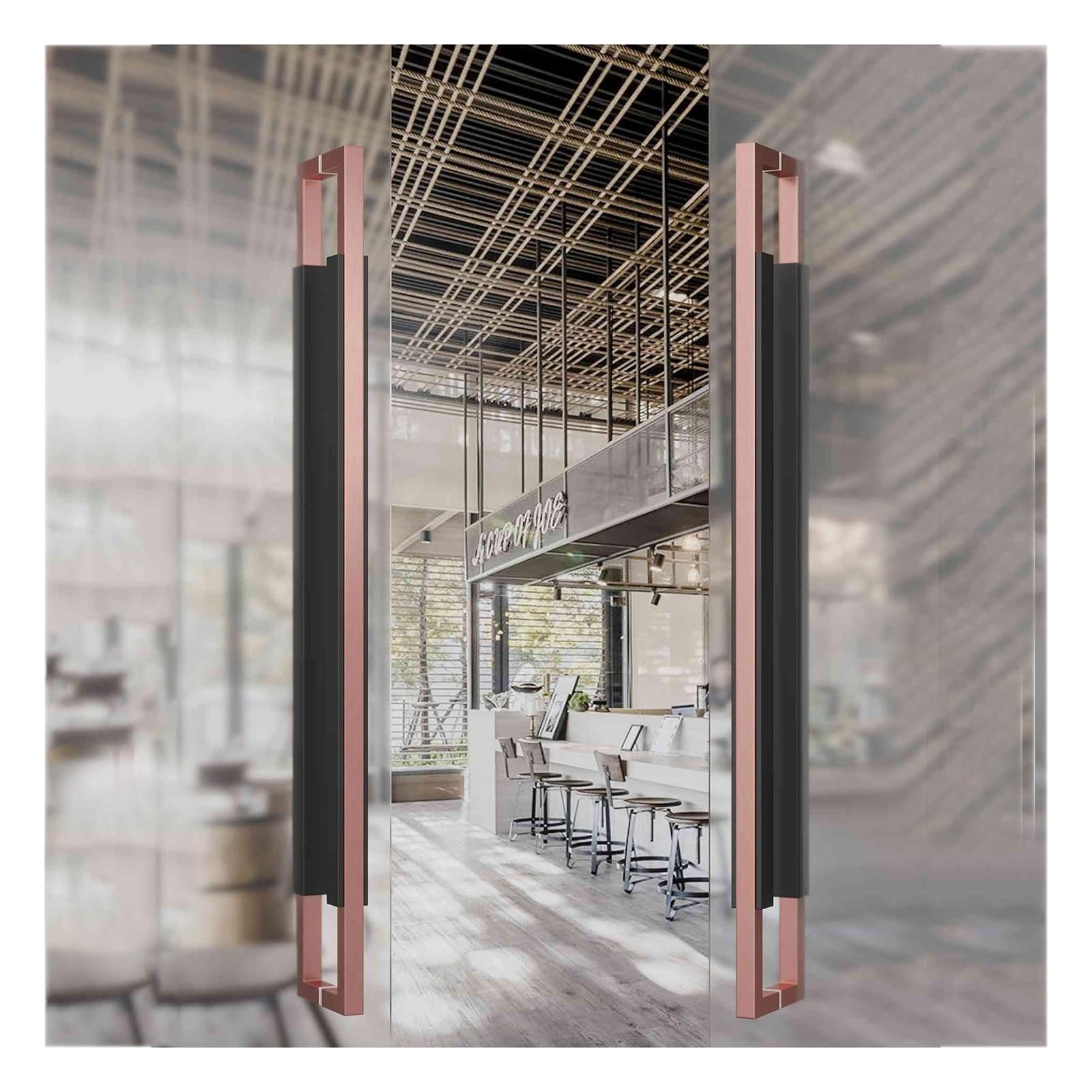 Poignée de porte d'entrée robuste pour une architecture contemporaine