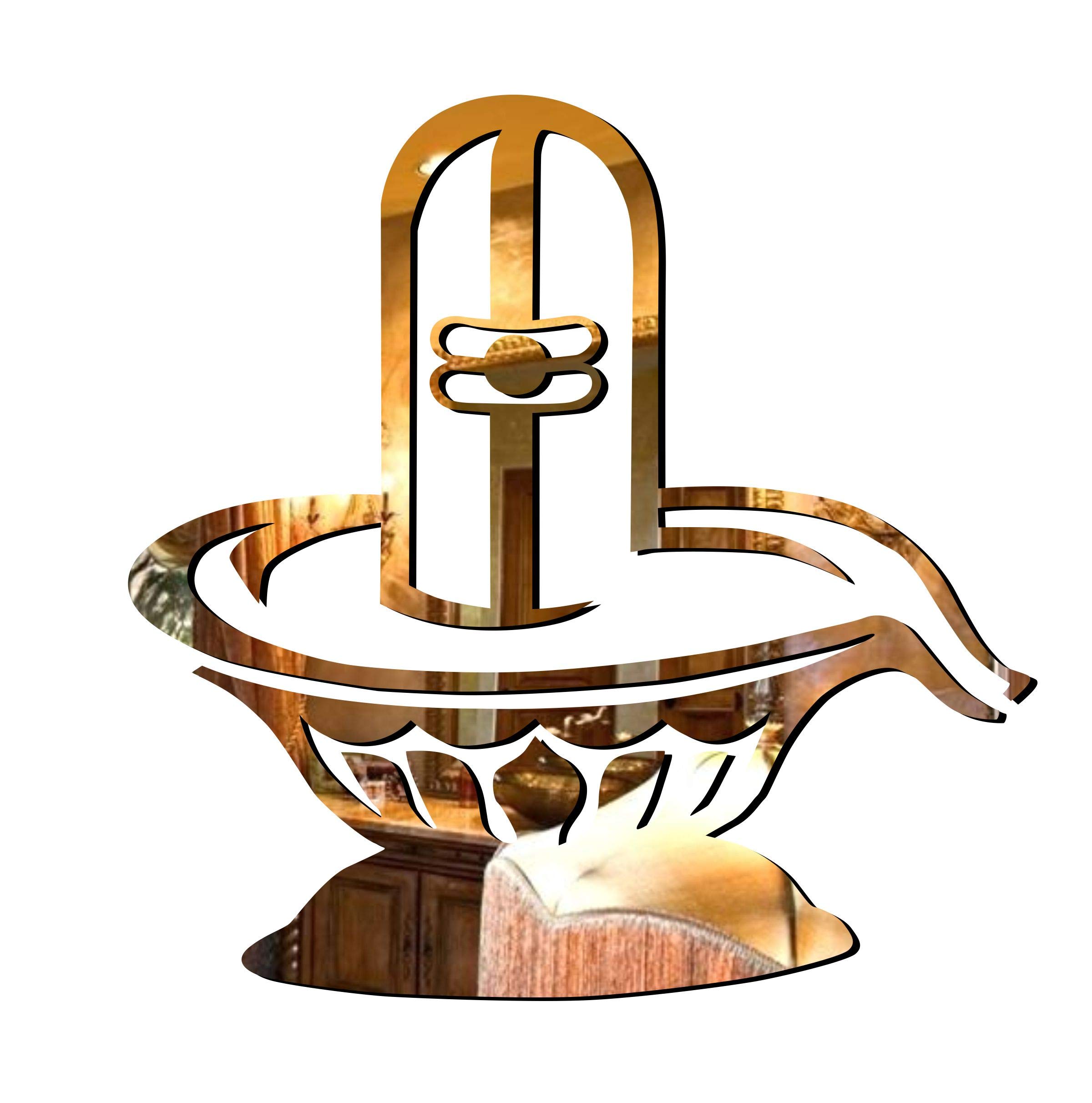 Decor Kafe Acrylic 3D Shiva Acrylic Mirror Wall Sticker (Gold) - Pack of 1 (B07X6MCF7L) Amazon Price History, Amazon Price Tracker