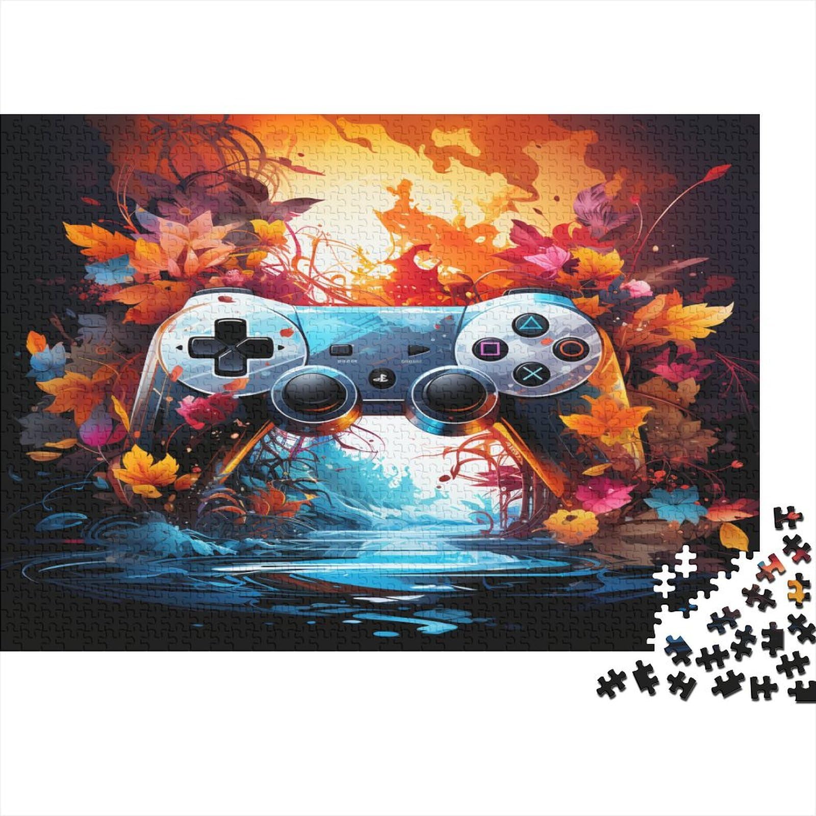 Game Puzzles Puzzle 1000 elementów, Puzzle dla dorosłych, Puzzle - Wysokiej jakości druk 1000 sztuk (75 x 50 cm)