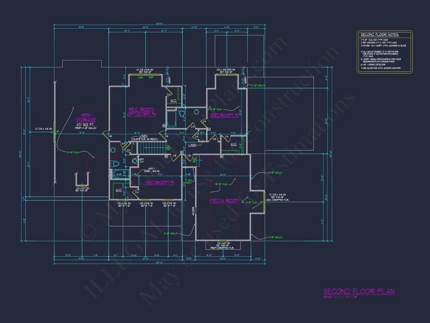 19-1518 HOUSE PLAN - Classic Craftsman House Plan with Spacious Floor Designs in CAD