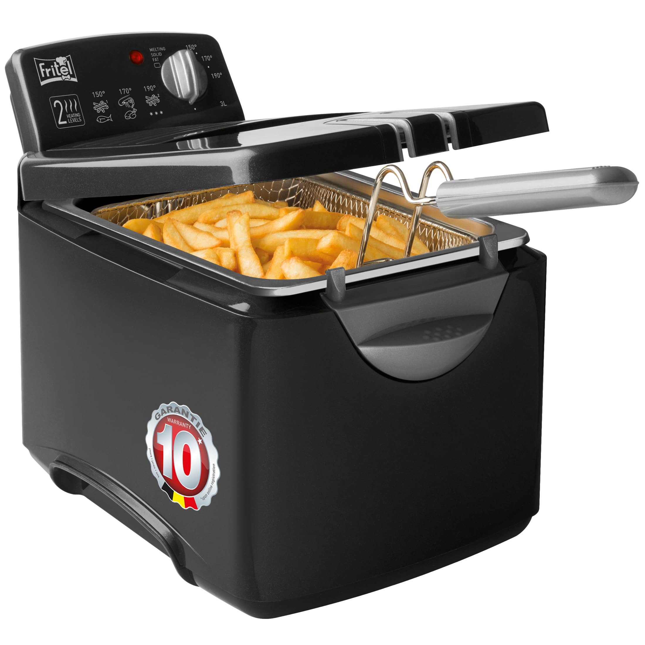 FRITEL Friteuse Turbo SF® 4178-3L - 2300W - Huile + Graisse solide