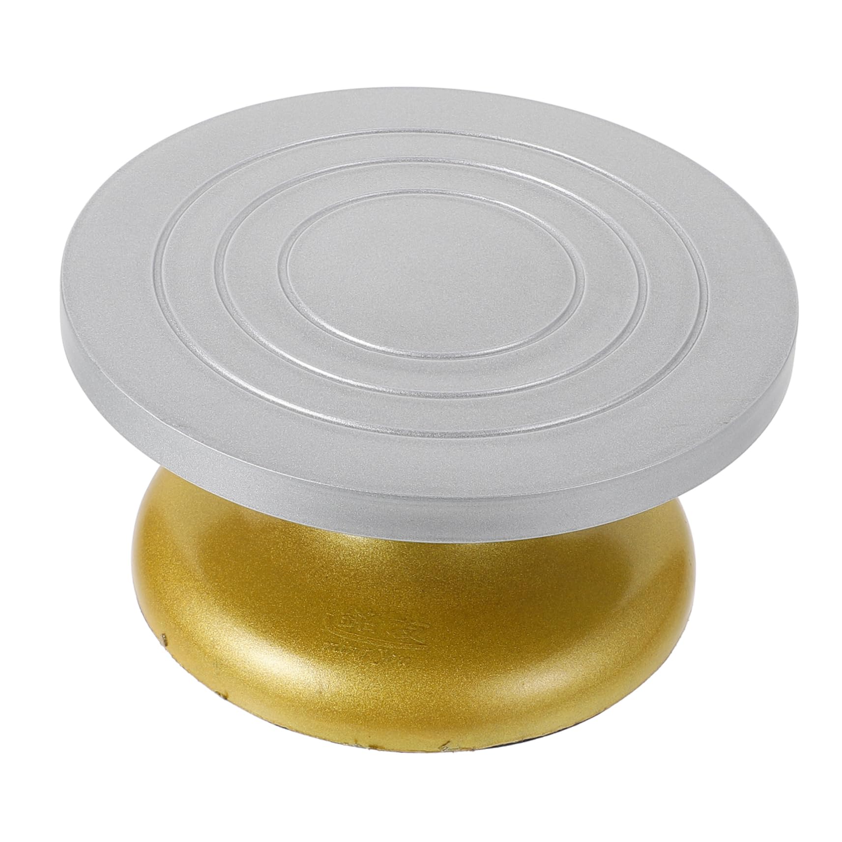 Plato Giratorio para Pasteles 22, 5cm de Plástico Acero Antideslizante | Mesa de Trabajo para Decoración, Adecuado para Repostería y Modelado, Base Gruesa para Giro Estable