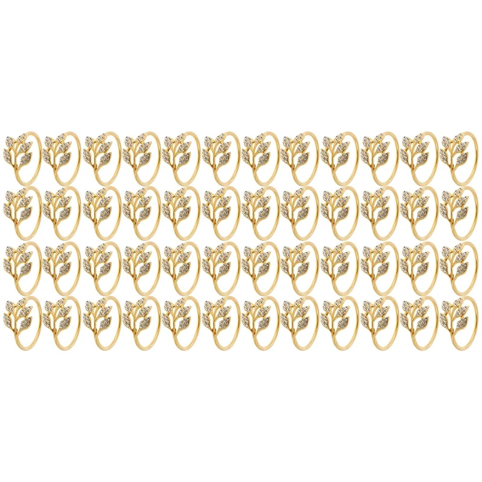 Edvkrgqx Style C Table Decor Napkin Rings, 48Pcs Point Diamond Design Napkin Rings Metal Table Decor For Weddings Parties Birthdays
