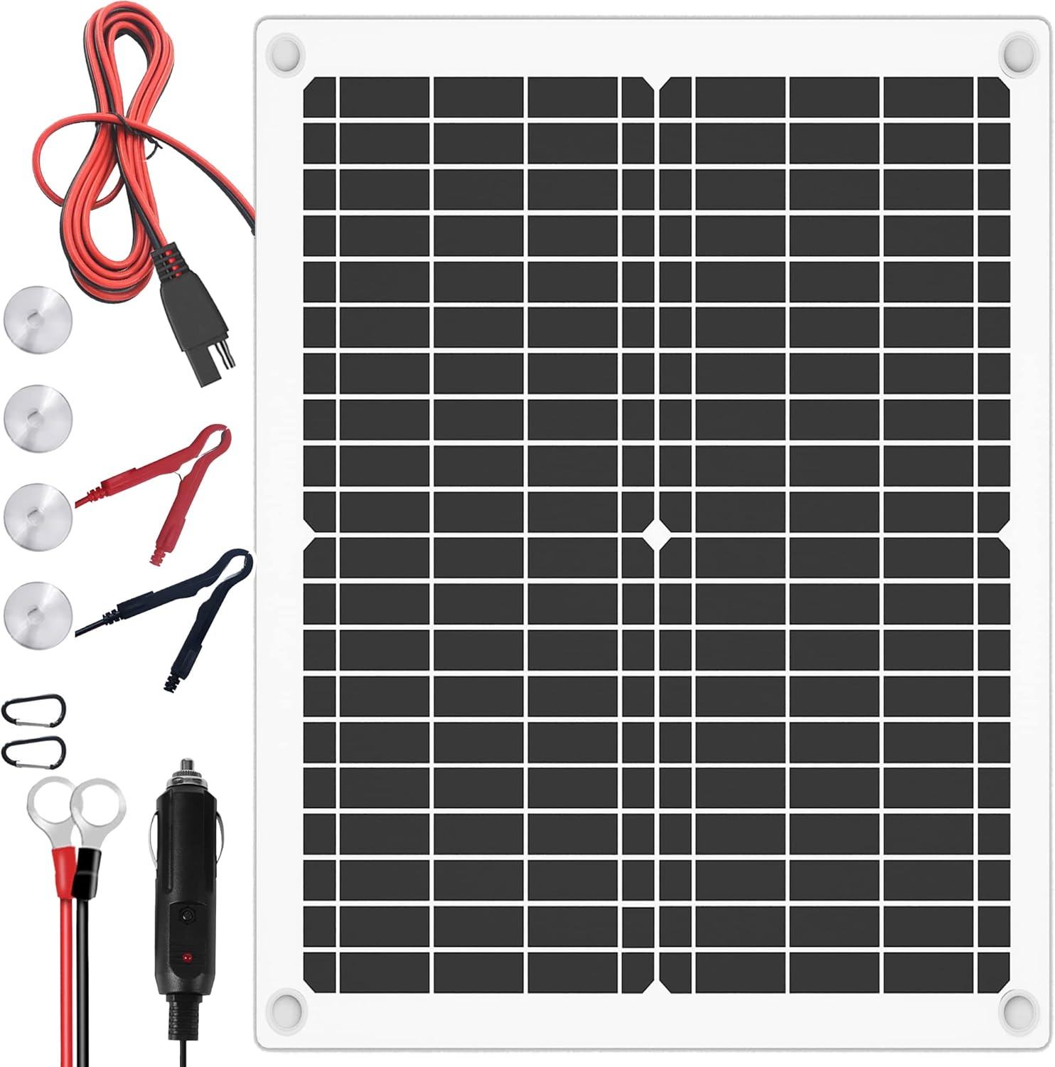 20W Solar Battery Charger 12 Volt with Upgrade Charging