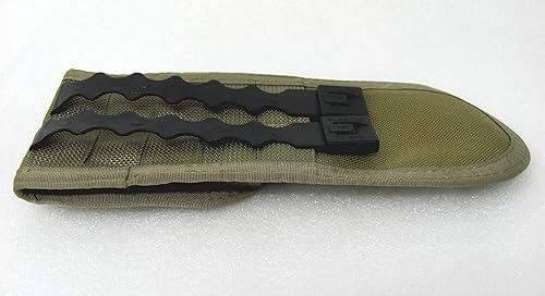 Miniatura 3 de Funda grande marrón coyote de aproximadamente 8 12 pulgadas por 2 12 pulgadas, dos clips de malicia para una fácil fijación