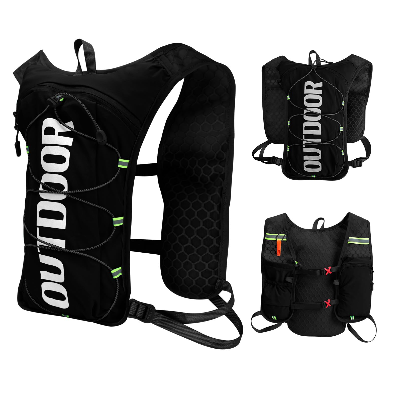 Trinkweste Laufrucksack - Leichte Hydration Weste Für Radfahren, Laufen & Wandern