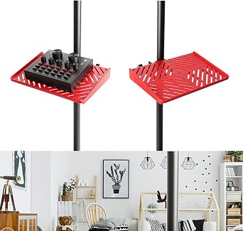 Slip and Padding Adjustable Clamp Mount for Streaming Devices with ABS Structural Padded Devices