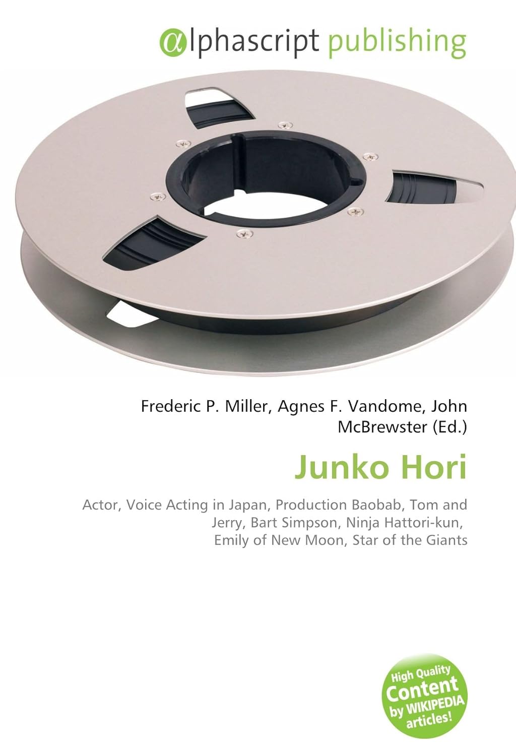 Junko Hori Actor, Voice Acting in Japan, Production Baobab, Tom and
